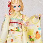 Furisode Kimono Set (Yellow)